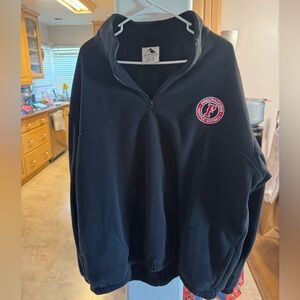 Firecrackers Holloway Black Quarter-Zip with Red Firecrackers Logo